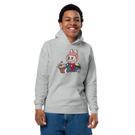 POP MART Labubu Printing Youth heavy blend hoodie P1-124 - Image 32