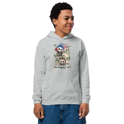 POP MART Labubu Printing Youth heavy blend hoodie P1-199 - Image 31