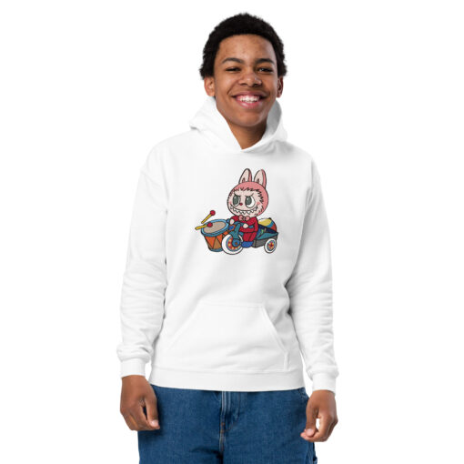 POP MART Labubu Printing Youth heavy blend hoodie P1-124 - Image 37