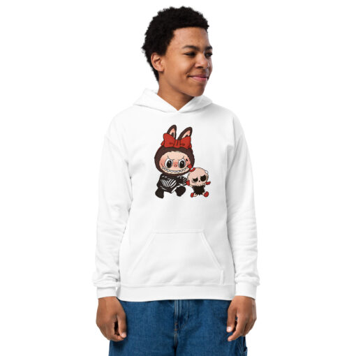 POP MART Labubu Printing Youth heavy blend hoodie P1-132 - Image 36