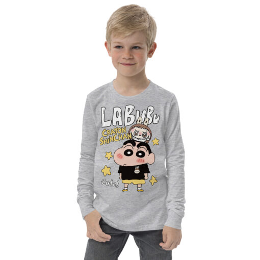 POP MART Labubu Printing Youth long sleeve tee P0-30 - Image 10