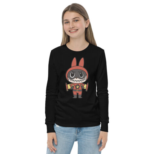 POP MART Labubu Printing Youth long sleeve tee P1-114 - Image 2