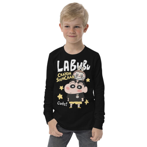 POP MART Labubu Printing Youth long sleeve tee P0-30