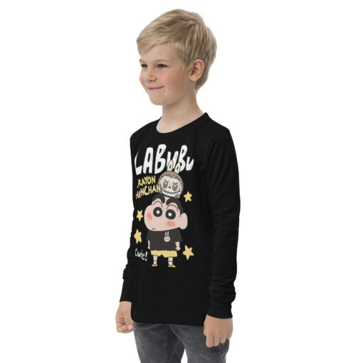 POP MART Labubu Printing Youth long sleeve tee P0-30 - Image 2