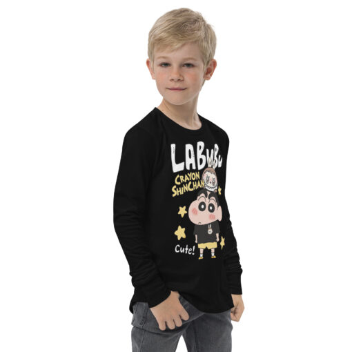 POP MART Labubu Printing Youth long sleeve tee P0-30 - Image 3