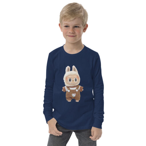 POP MART Labubu Printing Youth long sleeve tee P1-70 - Image 4