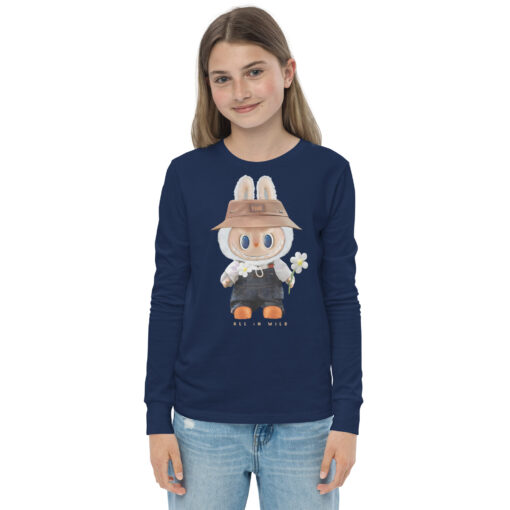 POP MART Labubu Printing Youth long sleeve tee P1-35 - Image 5