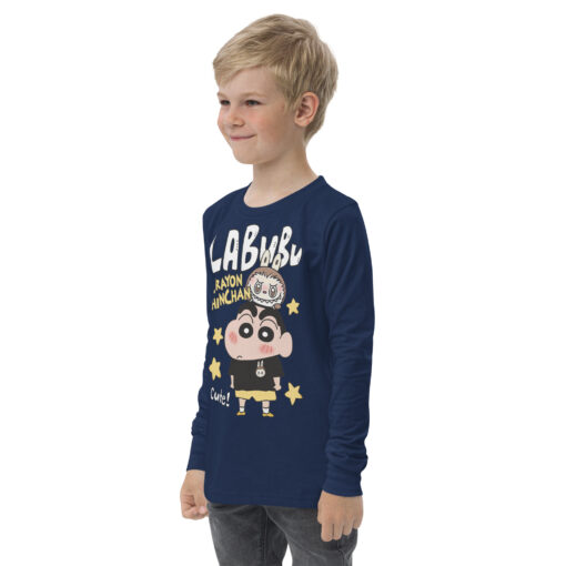 POP MART Labubu Printing Youth long sleeve tee P0-30 - Image 5