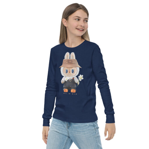 POP MART Labubu Printing Youth long sleeve tee P1-35 - Image 7