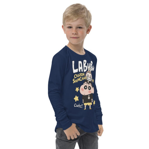POP MART Labubu Printing Youth long sleeve tee P0-30 - Image 6