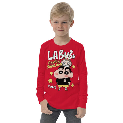 POP MART Labubu Printing Youth long sleeve tee P0-30 - Image 7