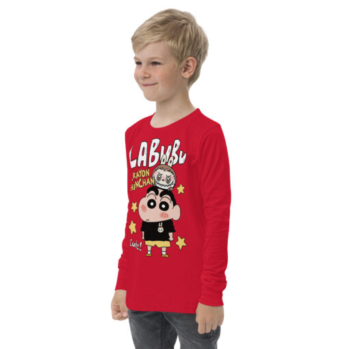 POP MART Labubu Printing Youth long sleeve tee P0-30 - Image 8