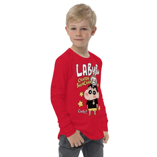 POP MART Labubu Printing Youth long sleeve tee P0-30 - Image 9