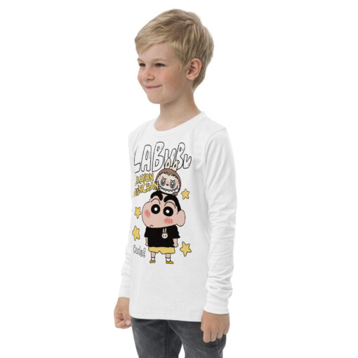 POP MART Labubu Printing Youth long sleeve tee P0-30 - Image 14