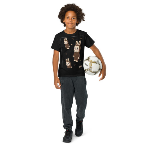 POP MART Labubu Printing Youth t-shirt P1-21 - Image 6