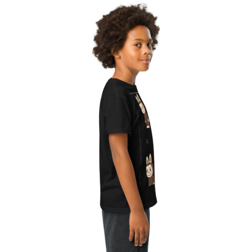 POP MART Labubu Printing Youth t-shirt P1-21 - Image 3