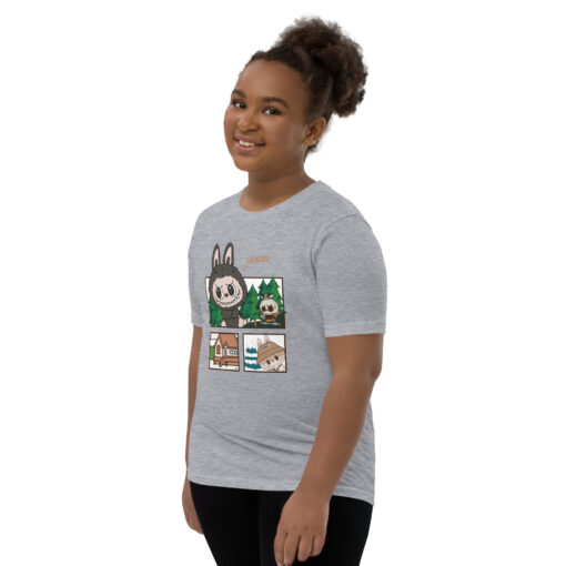 POP MART Labubu Printing Youth Short Sleeve T-Shirt P1-3 - Image 35