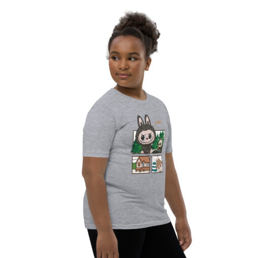 POP MART Labubu Printing Youth Short Sleeve T-Shirt P1-3 - Image 36