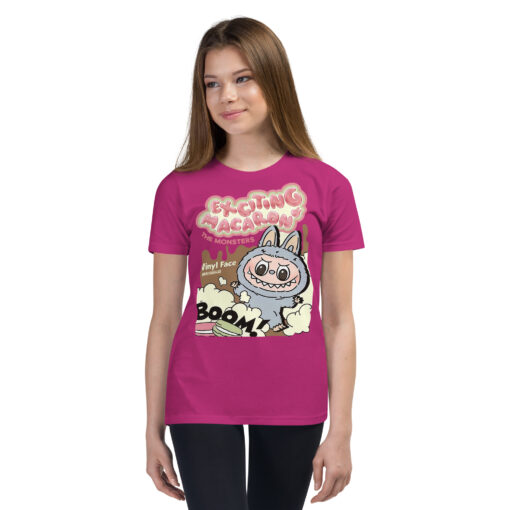 POP MART Labubu Printing Youth Short Sleeve T-Shirt P0-16 - Image 8