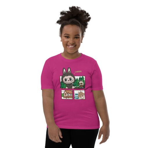 POP MART Labubu Printing Youth Short Sleeve T-Shirt P1-3 - Image 22