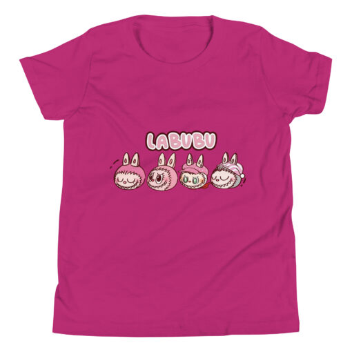 POP MART Labubu Printing Youth Short Sleeve T-Shirt P1-12 - Image 8