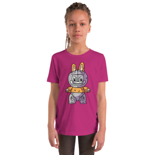 POP MART Labubu Printing Youth Short Sleeve T-Shirt P3-108 - Image 8