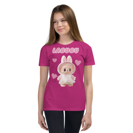POP MART Labubu Printing Youth Short Sleeve T-Shirt P1-171 - Image 8