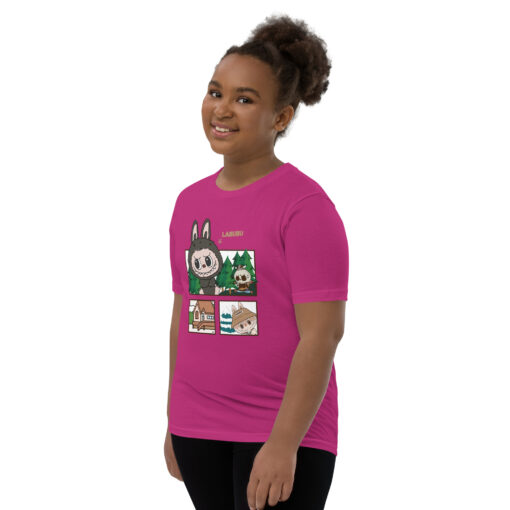 POP MART Labubu Printing Youth Short Sleeve T-Shirt P1-3 - Image 23