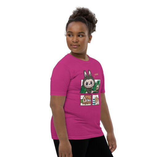 POP MART Labubu Printing Youth Short Sleeve T-Shirt P1-3 - Image 24