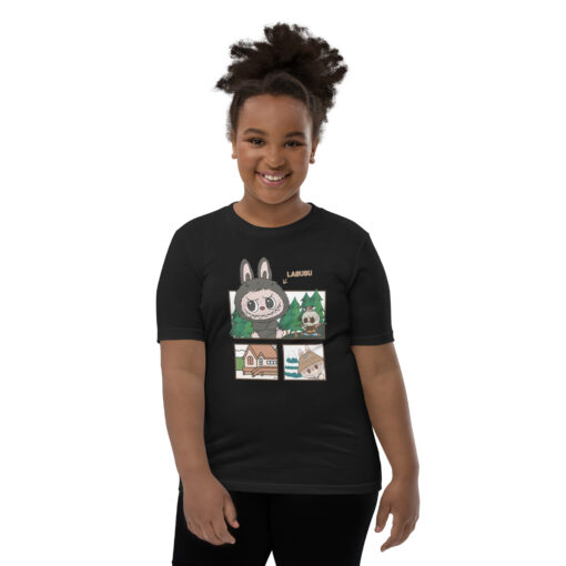POP MART Labubu Printing Youth Short Sleeve T-Shirt P1-3