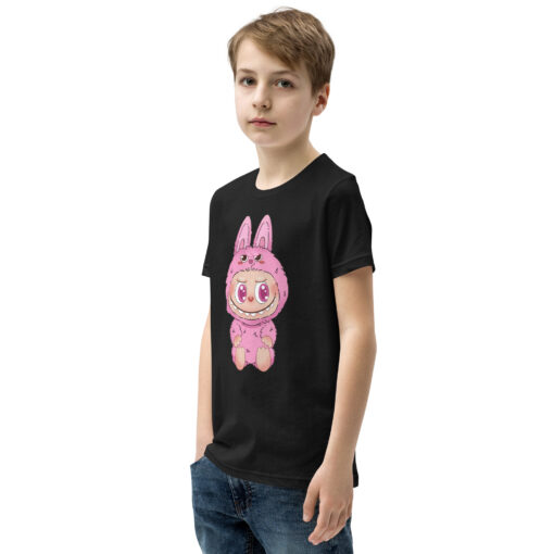 POP MART Labubu Printing Youth Short Sleeve T-Shirt P3-18 - Image 3