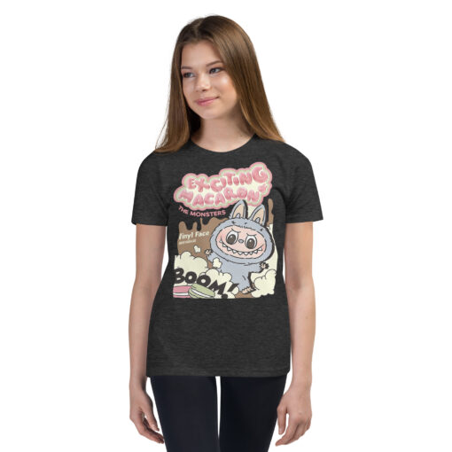 POP MART Labubu Printing Youth Short Sleeve T-Shirt P0-16 - Image 6