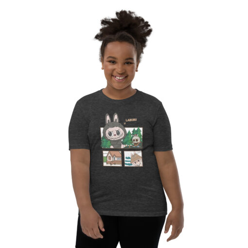POP MART Labubu Printing Youth Short Sleeve T-Shirt P1-3 - Image 16