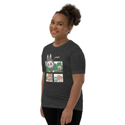POP MART Labubu Printing Youth Short Sleeve T-Shirt P1-3 - Image 17