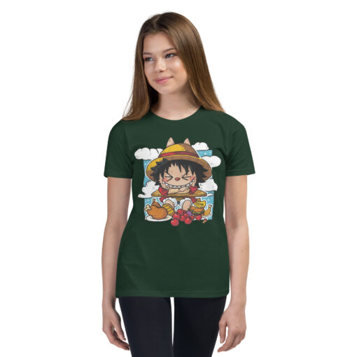 POP MART Labubu Printing Youth Short Sleeve T-Shirt P0-1 - Image 4