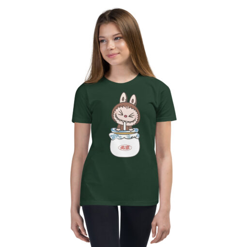 POP MART Labubu Printing Youth Short Sleeve T-Shirt P1-121 - Image 4