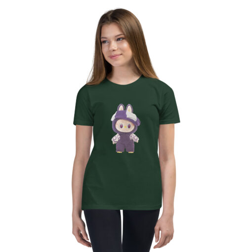 POP MART Labubu Printing Youth Short Sleeve T-Shirt P1-27 - Image 4