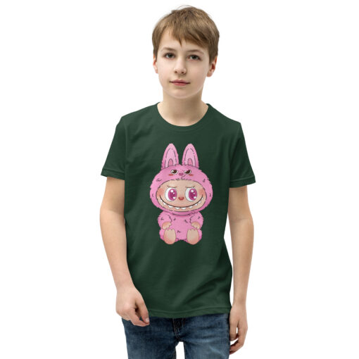 POP MART Labubu Printing Youth Short Sleeve T-Shirt P3-18 - Image 10