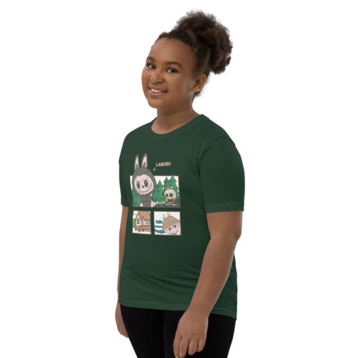 POP MART Labubu Printing Youth Short Sleeve T-Shirt P1-3 - Image 11