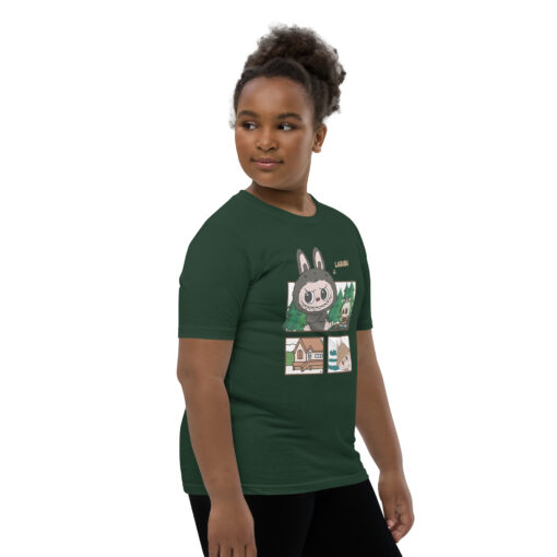 POP MART Labubu Printing Youth Short Sleeve T-Shirt P1-3 - Image 12