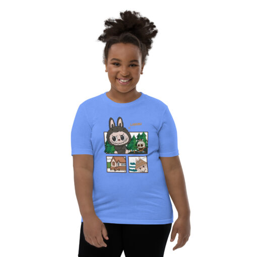 POP MART Labubu Printing Youth Short Sleeve T-Shirt P1-3 - Image 31