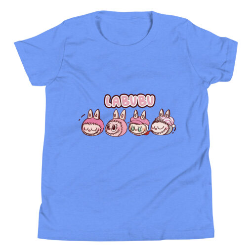 POP MART Labubu Printing Youth Short Sleeve T-Shirt P1-12 - Image 11