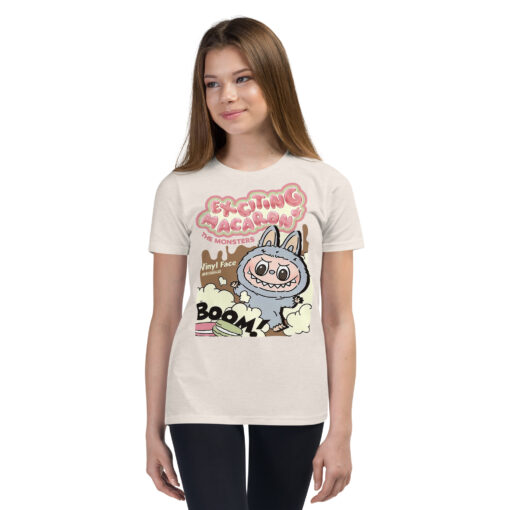 POP MART Labubu Printing Youth Short Sleeve T-Shirt P0-16 - Image 15