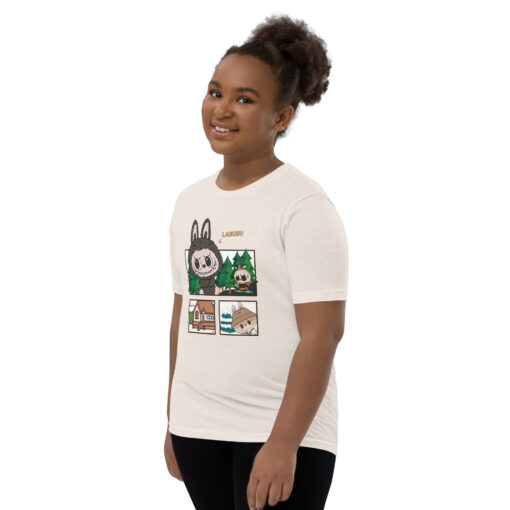 POP MART Labubu Printing Youth Short Sleeve T-Shirt P1-3 - Image 44