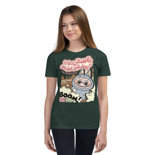 POP MART Labubu Printing Youth Short Sleeve T-Shirt P0-16 - Image 9