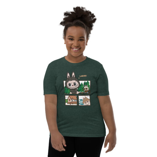 POP MART Labubu Printing Youth Short Sleeve T-Shirt P1-3 - Image 25