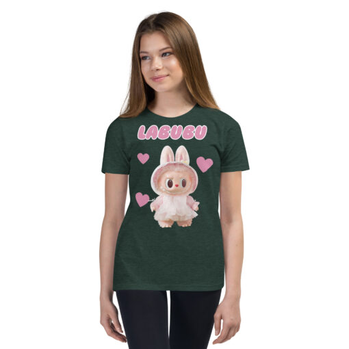 POP MART Labubu Printing Youth Short Sleeve T-Shirt P1-171 - Image 9