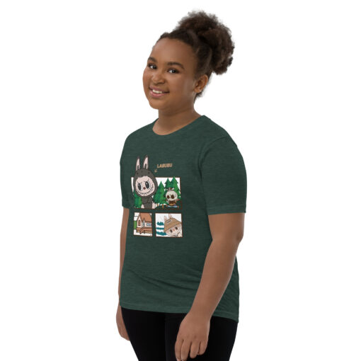 POP MART Labubu Printing Youth Short Sleeve T-Shirt P1-3 - Image 26