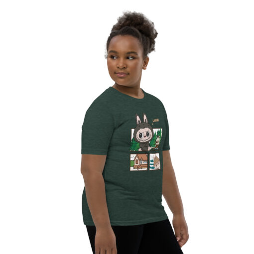 POP MART Labubu Printing Youth Short Sleeve T-Shirt P1-3 - Image 27
