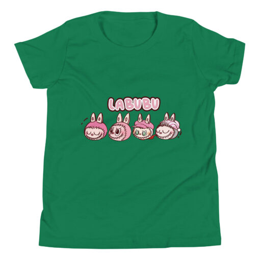POP MART Labubu Printing Youth Short Sleeve T-Shirt P1-12 - Image 10